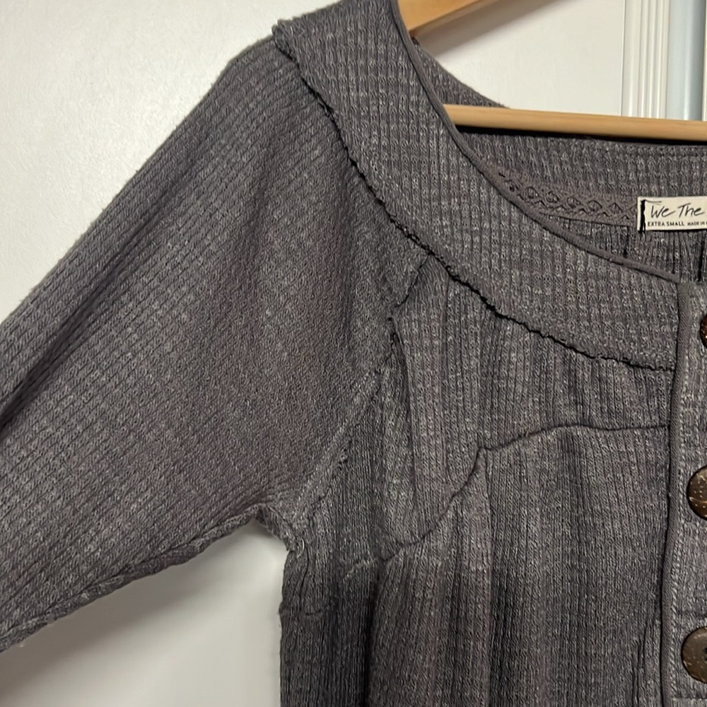 We The Free Ribbed Henley - Picture 3 of 4